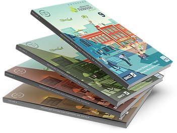 Materiais da coleção Oficina das Finanças de educação financeira