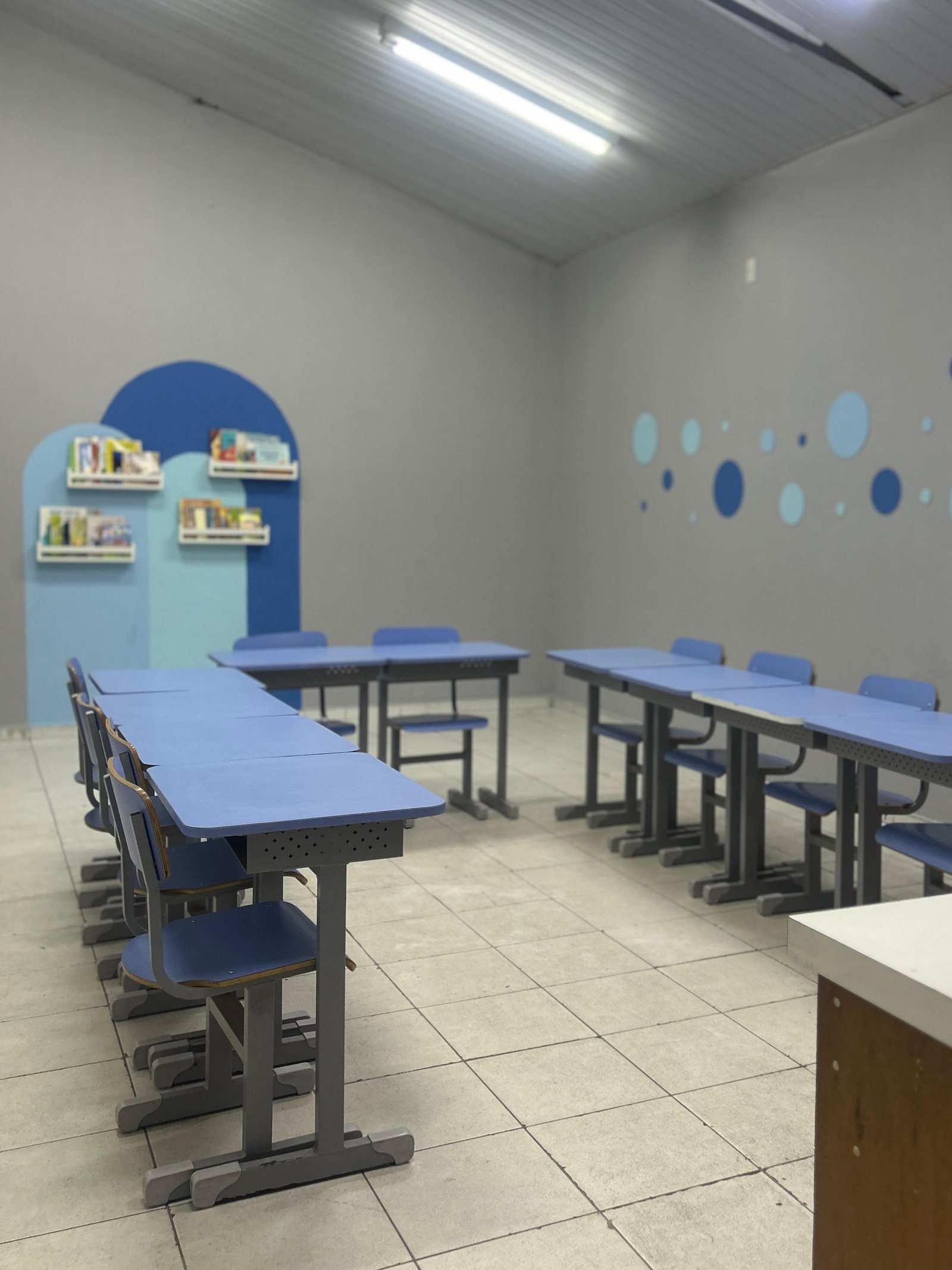 Sala de aula do Ensino Fundamental do Colégio Gênesis