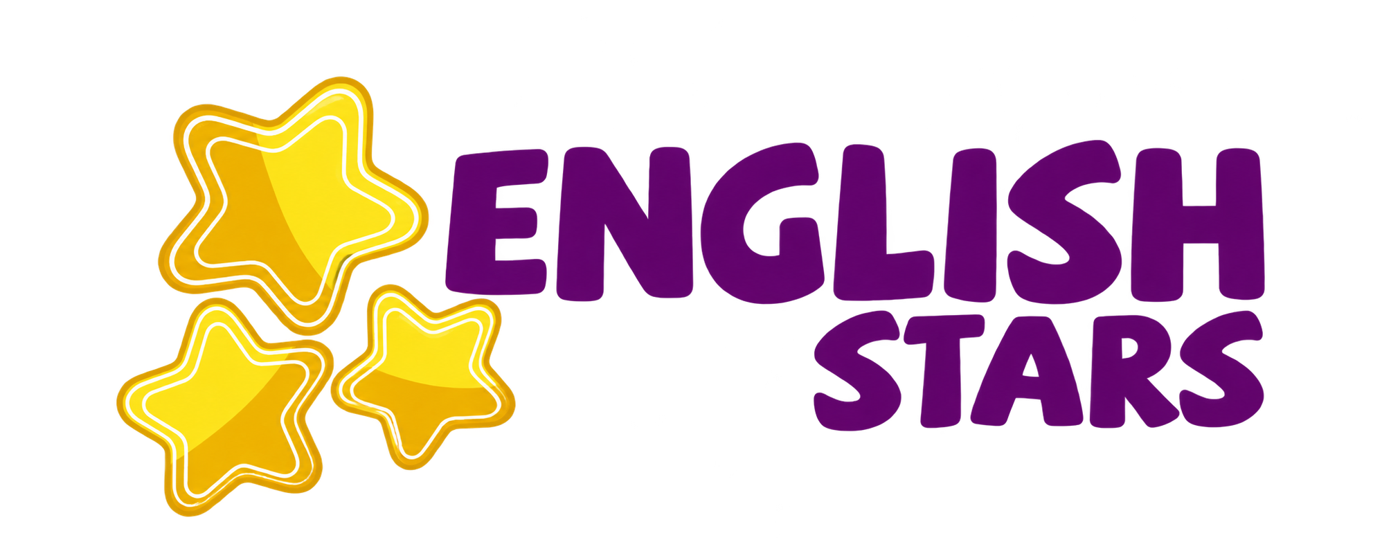 Logo do programa bilíngue English Stars